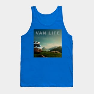 Van Life Camper RV Outdoors in Nature Tank Top